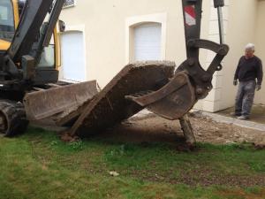 Démarrage travaux d'agrandissement contemporain VULAINE SUR SEINE