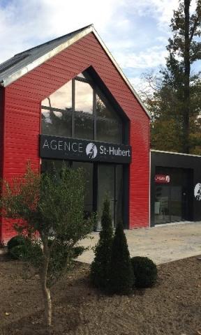 Agrandissement de l'agence immobilière Saint Hubert Arbonne la Foret